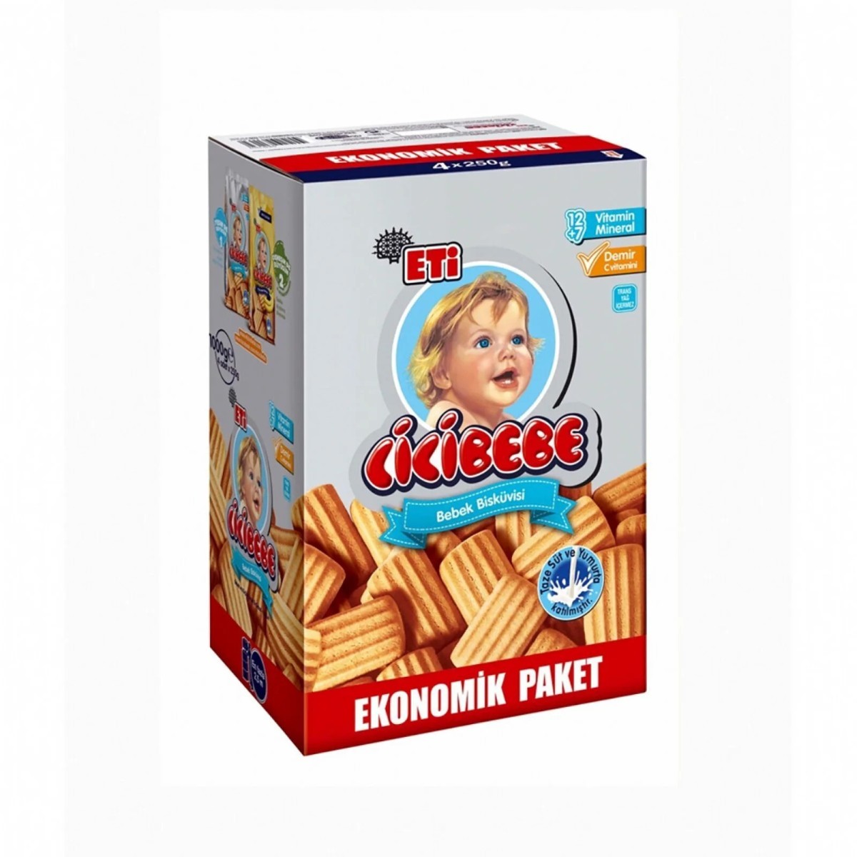 Eti Cicibebe Bebek Bisküvisi Ekonomik Paket 1000 gr
