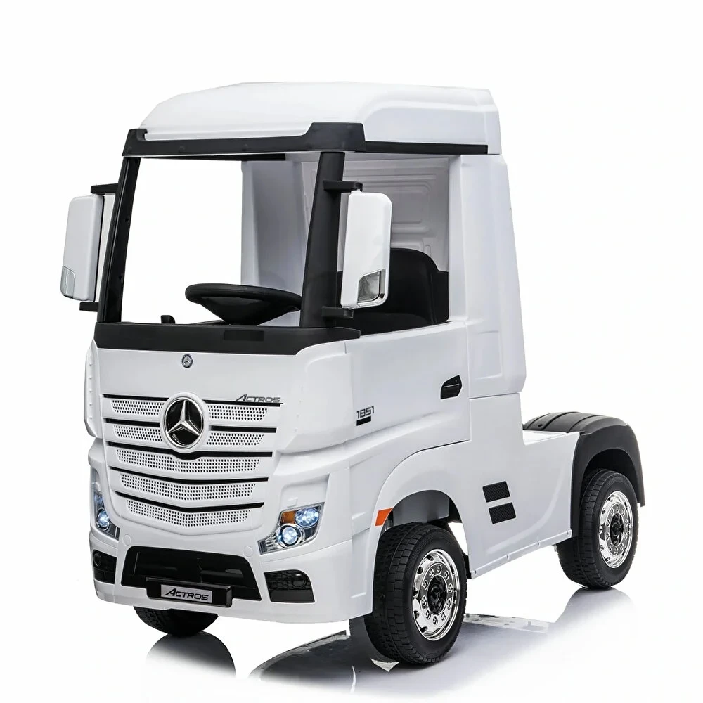 Benz Tır 12 V Akülü Araba 4*2 Beyaz